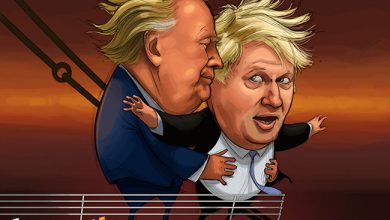 Karikatür: Donald Trump ve Boris Johnson’ın Kankalığı Başlıyor